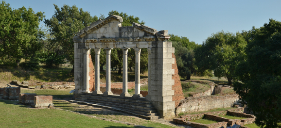 Apollonia (Illyria) Archaeological Park, Monument of Agonothetes, Albania