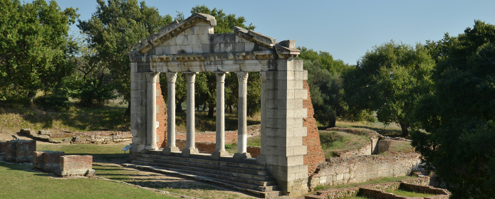 Apollonia (Illyria) Archaeological Park, Monument of Agonothetes, Albania